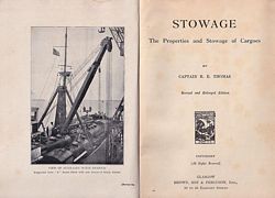 STOWAGE - The Properties and Stowage of Cargoes