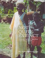 NOT QUITE EXTINCT.  Melanesian barkcloth ('tapa') from western Solomon Islands