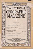 GEOGRAPHY AND SOME EXPLORERS  (in National Geographic Magazine - Volume XLV, No.3, March 1924)