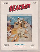 POWER & SAIL SEACRAFT - Aquatic Magazine Covering the Australasian Waterfront.  Vol. 7, No. 2, February 1950