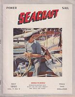 POWER & SAIL SEACRAFT - Aquatic Magazine Covering the Australasian Waterfront.  Vol. 7, No. 5, May 1950