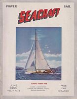 POWER & SAIL SEACRAFT - Aquatic Magazine Covering the Australasian Waterfront.  Vol. 7, No. 6, June 1950