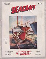 POWER & SAIL SEACRAFT - Aquatic Magazine Covering the Australasian Waterfront.  Vol. 8, No. 1, July-August 1950