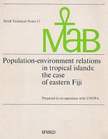 POPULATION-environment relations in tropical islands: the case of Eastern Fiji