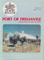 PORT OF FREMANTLE, A Quarterly Journal - Volume 7, No. 8