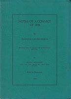 NOTES OF A CONVICT OF 1838 